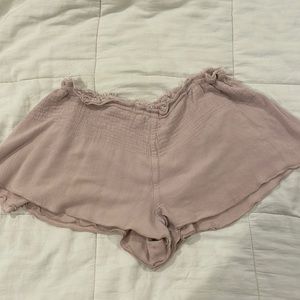 Free people lost girl smocked shorts